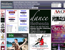 Tablet Screenshot of dcdancenews.com